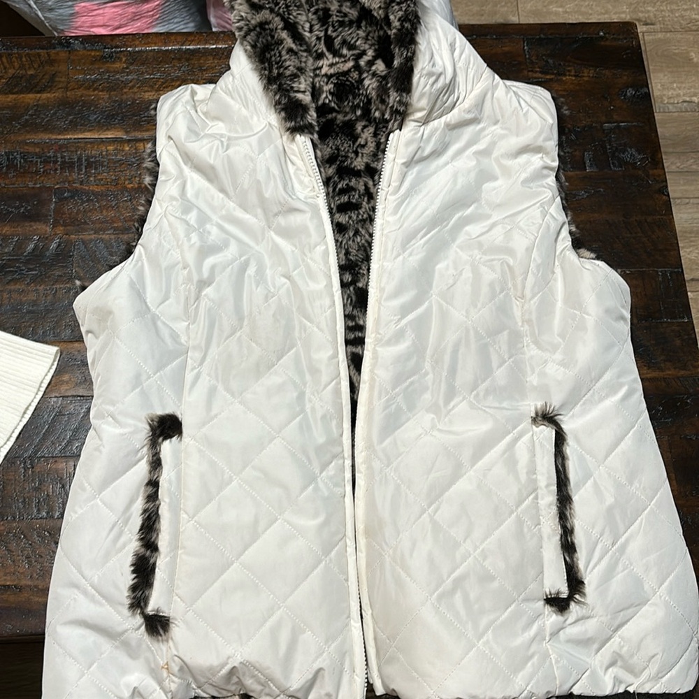 Costco faux fur vest